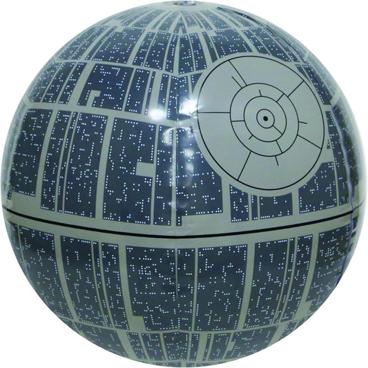 SwimWays Star Wars Death Star XXL Light-Up Inflatable Beach Ball, 31 in
