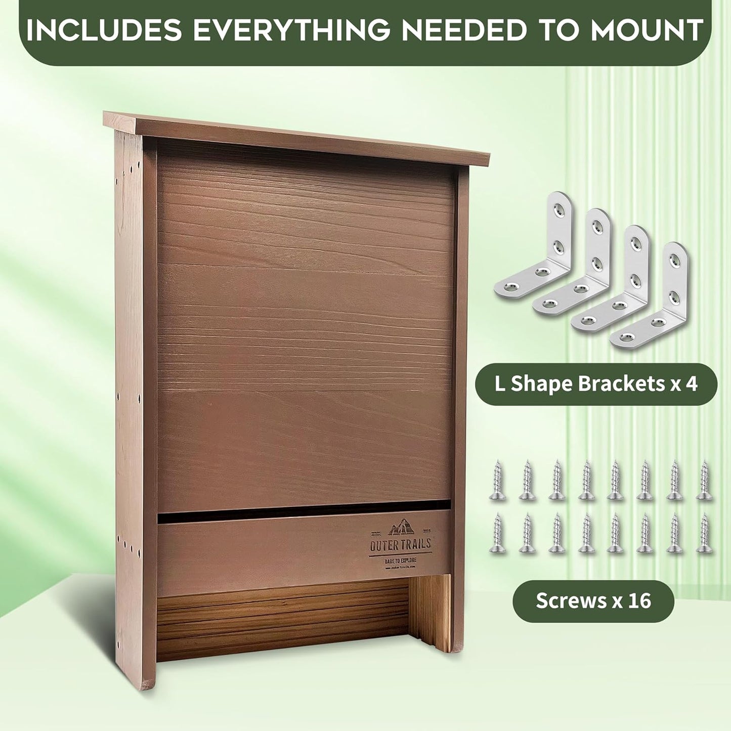 Extra Large Bat House by Outer Trails™