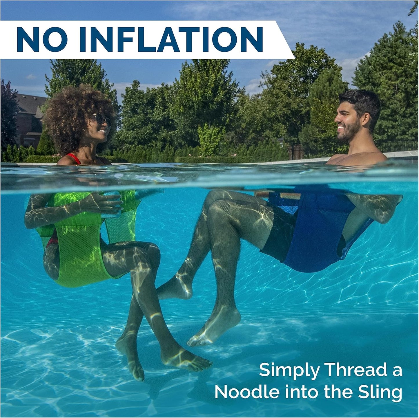SwimWays Noodle Sling - Floating Pool Chair