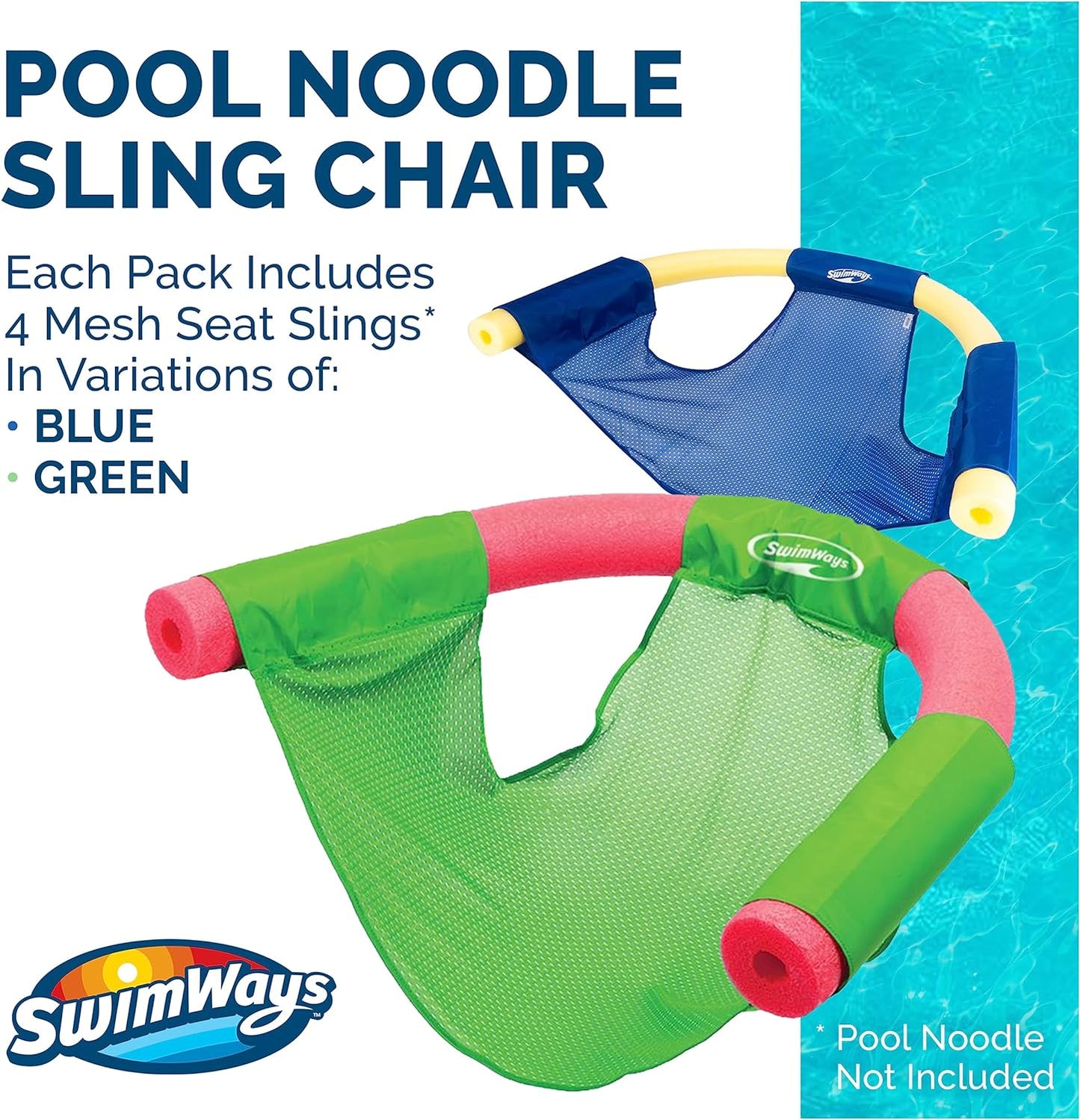 SwimWays Noodle Sling - Floating Pool Chair