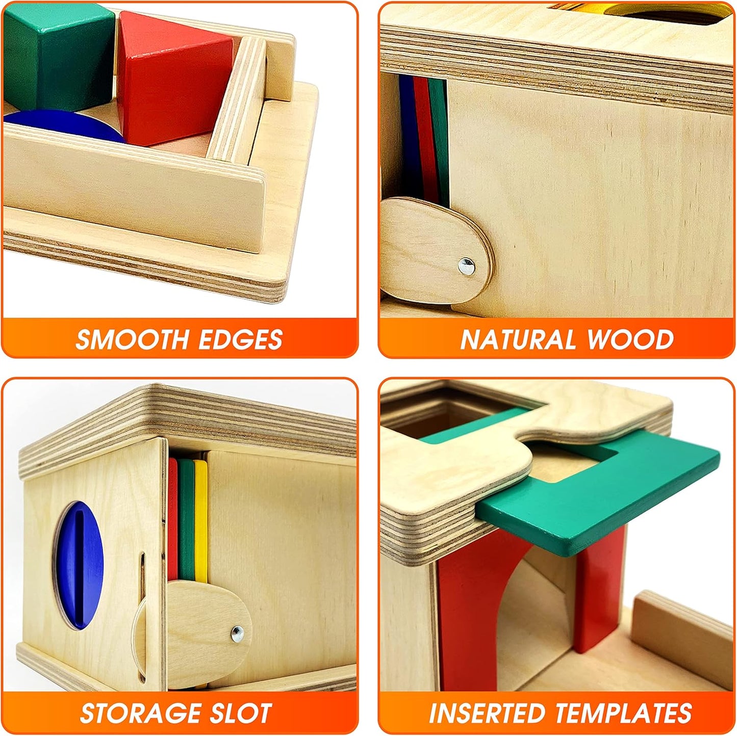 Templeton Montessori Wooden Shape Sorter