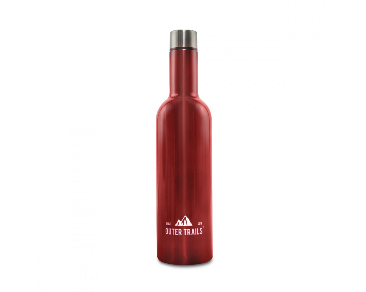 Outer Trails Insulated Tumbler Wine Bottle - Burgundy –