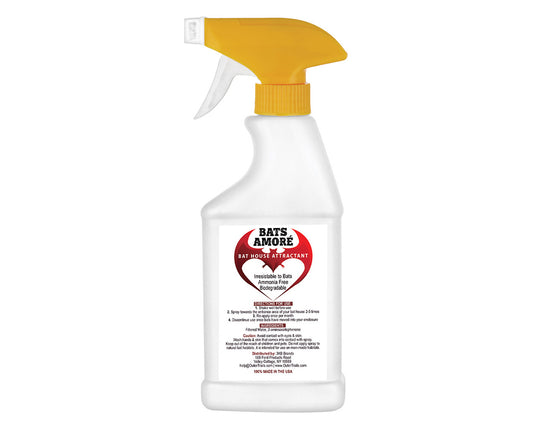Bats Amore Bat Attractant for Bat Houses, All-Natural Bat Attractant Spray, 8 Ounce Long-Spray Bottle