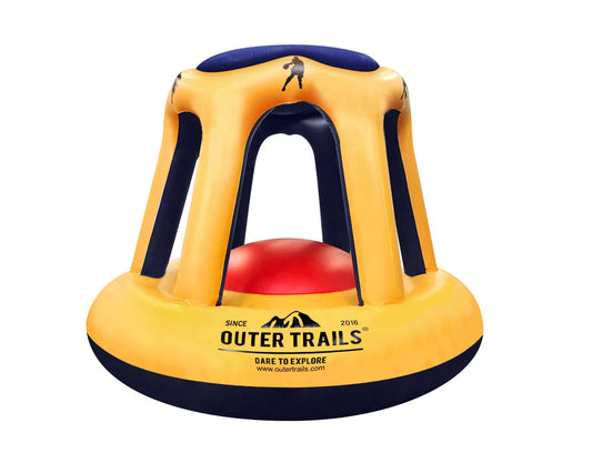 Outer Trails Swimming Pool Basketball Inflatable Floating Hoop and Ball Float Set
