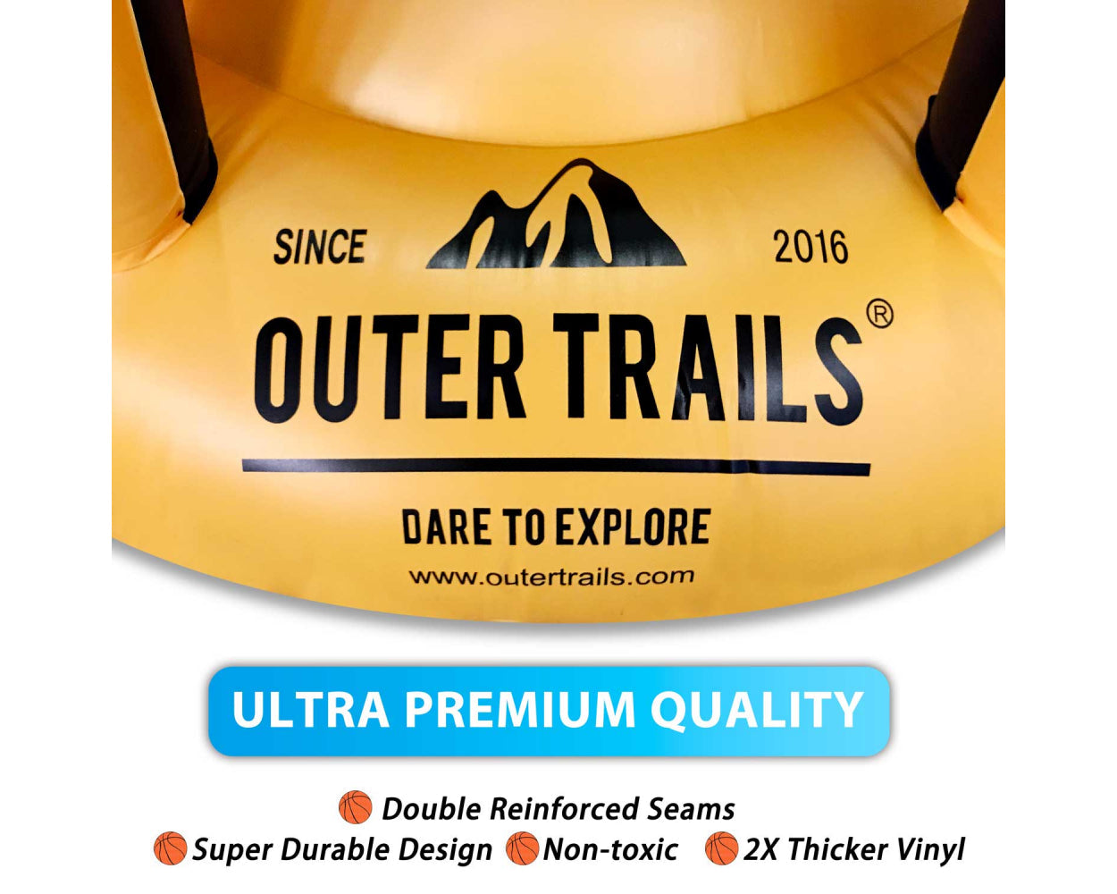 Outer Trails Swimming Pool Basketball Inflatable Floating Hoop and Ball Float Set