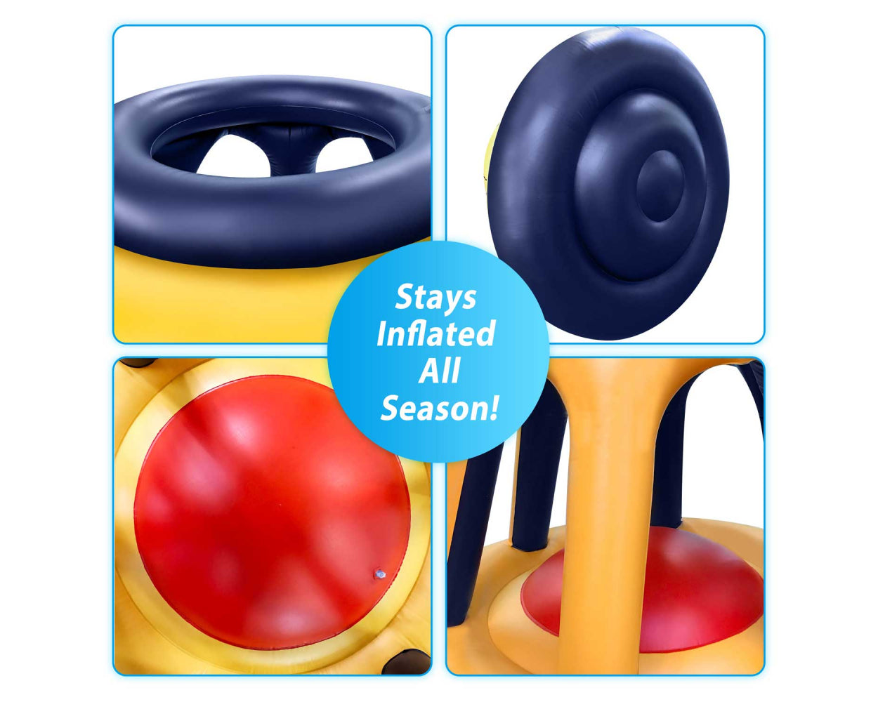 Outer Trails Swimming Pool Basketball Inflatable Floating Hoop and Ball Float Set