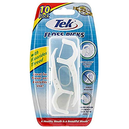 Travel Flossing Sticks With Convenient Travel Case - Multiple Pack Sizes