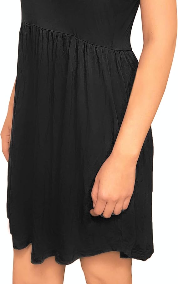 3KB Women’s Swing Tunic Dress with Pockets, Many Sizes, & Colors