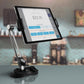 Luxitude 2-in-1 Tablet & Phone Holder Stand E-Reader - Permanent & Temporary Mounting Solutions