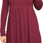 3KB Women’s Swing Tunic Dress with Pockets, Many Sizes, & Colors
