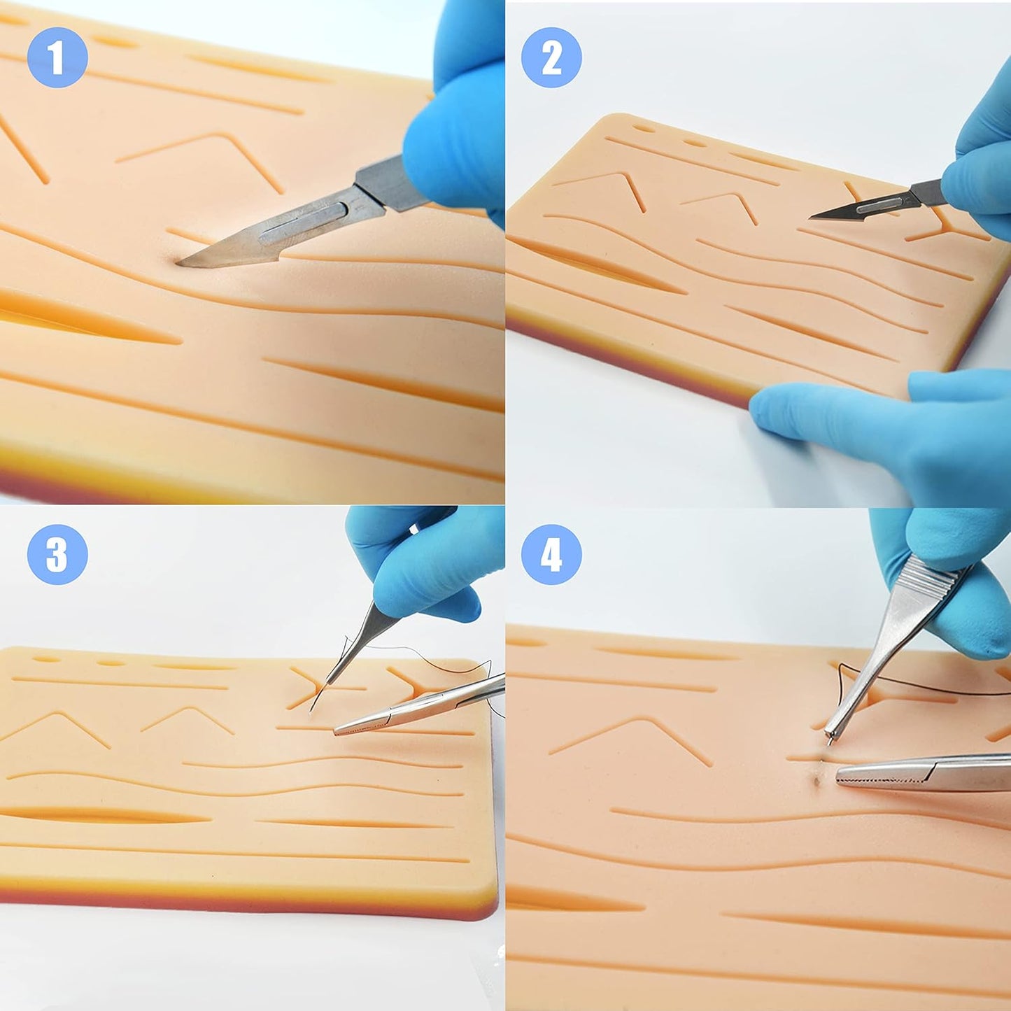 EduMed Practice Suture Kit, Medical & Veterinary Surgical Training Kits