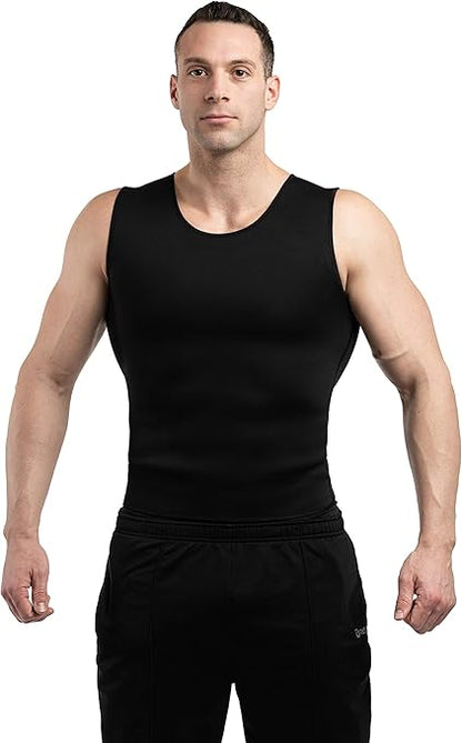 3KB Active Men's Neoprene Sweating Workout Waist Trainer Shirt - Multiple Sizes & Styles
