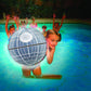 SwimWays Star Wars Death Star XXL Light-Up Inflatable Beach Ball, 31 in