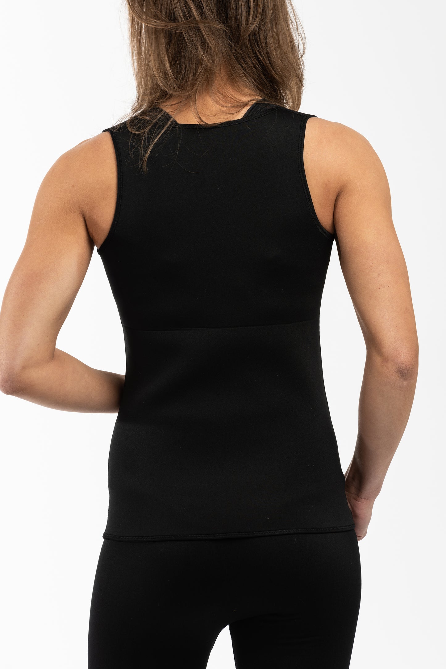 3KB Active Women's Neoprene Sweating Workout Waist Trainer Zipper Shirt - Multiple Sizes & Styles