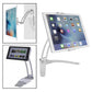 Luxitude 2-in-1 Tablet & Phone Holder Stand E-Reader - Permanent & Temporary Mounting Solutions