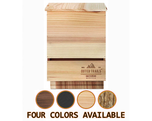 OuterTrails Cedar Wood Bat House
